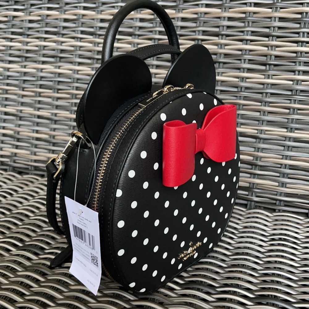 Kate Spade: disney x kate spade new york minnie mouse crossbody bag - Picture 16 of 16